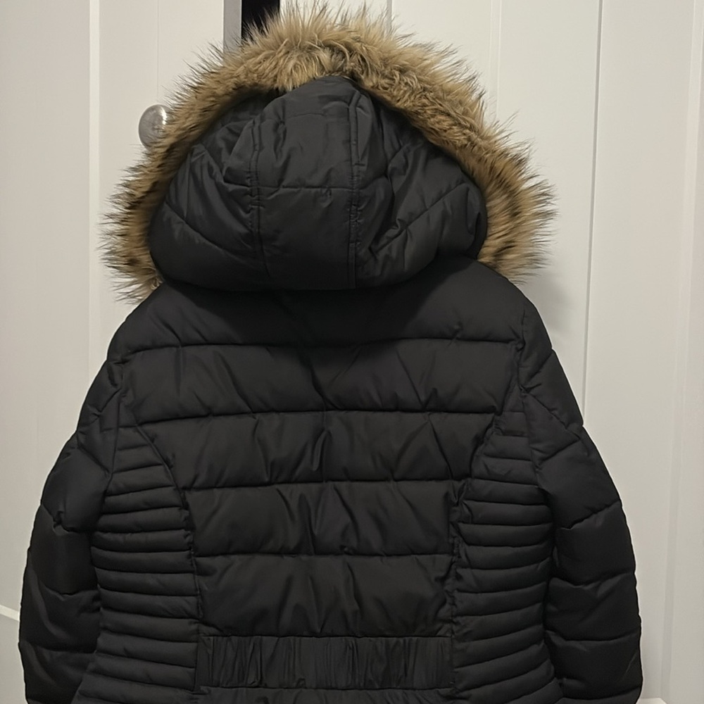 I.N.C international concepts black puffer coat - Picture 7 of 8
